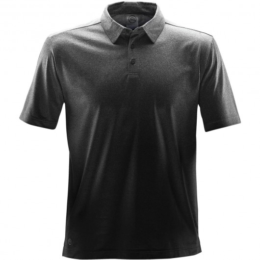 Mens Mirage Polos Carbon Heather